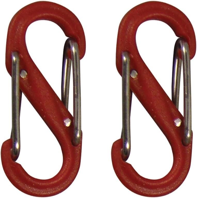 Nite-ize S-Biner Plastik size 0-2PK Red
