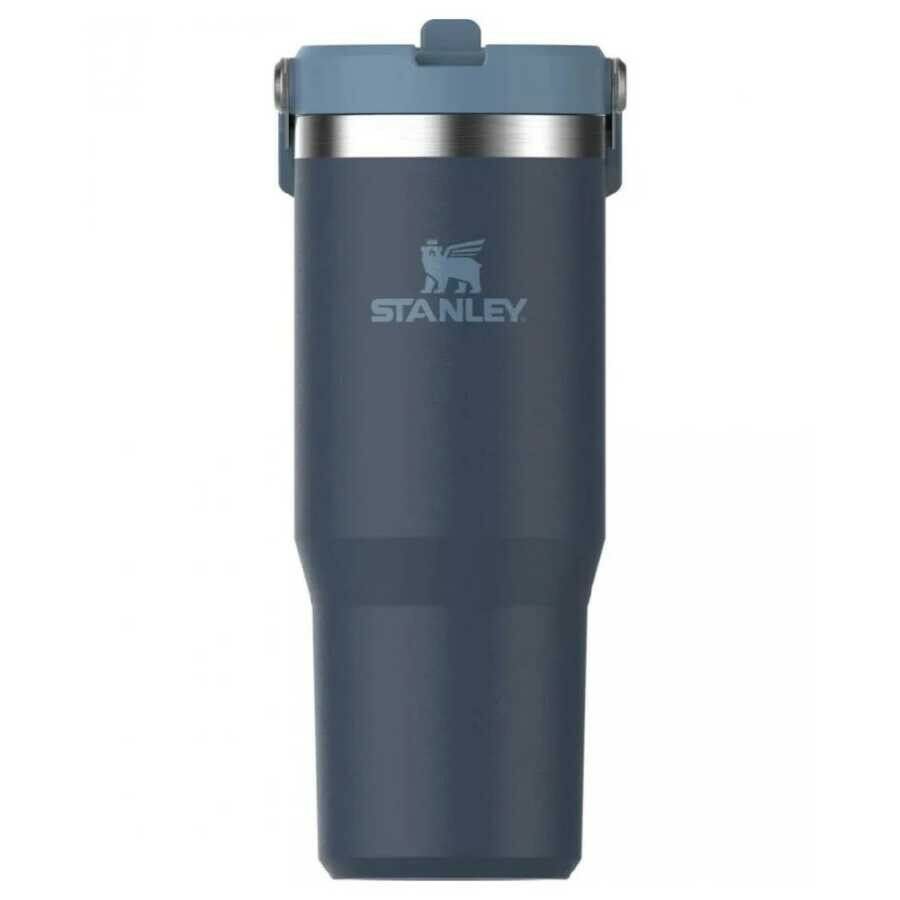 STANLEY THE ICE FLOW FLİP PİPETLİ TERMOS 0.89 LİTRE KOYUMAVİ