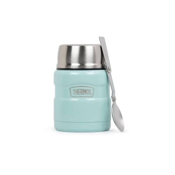 THERMOS STAINLESS KING YEMEK TERMOSU 0.47 L TURKUAZ RENK