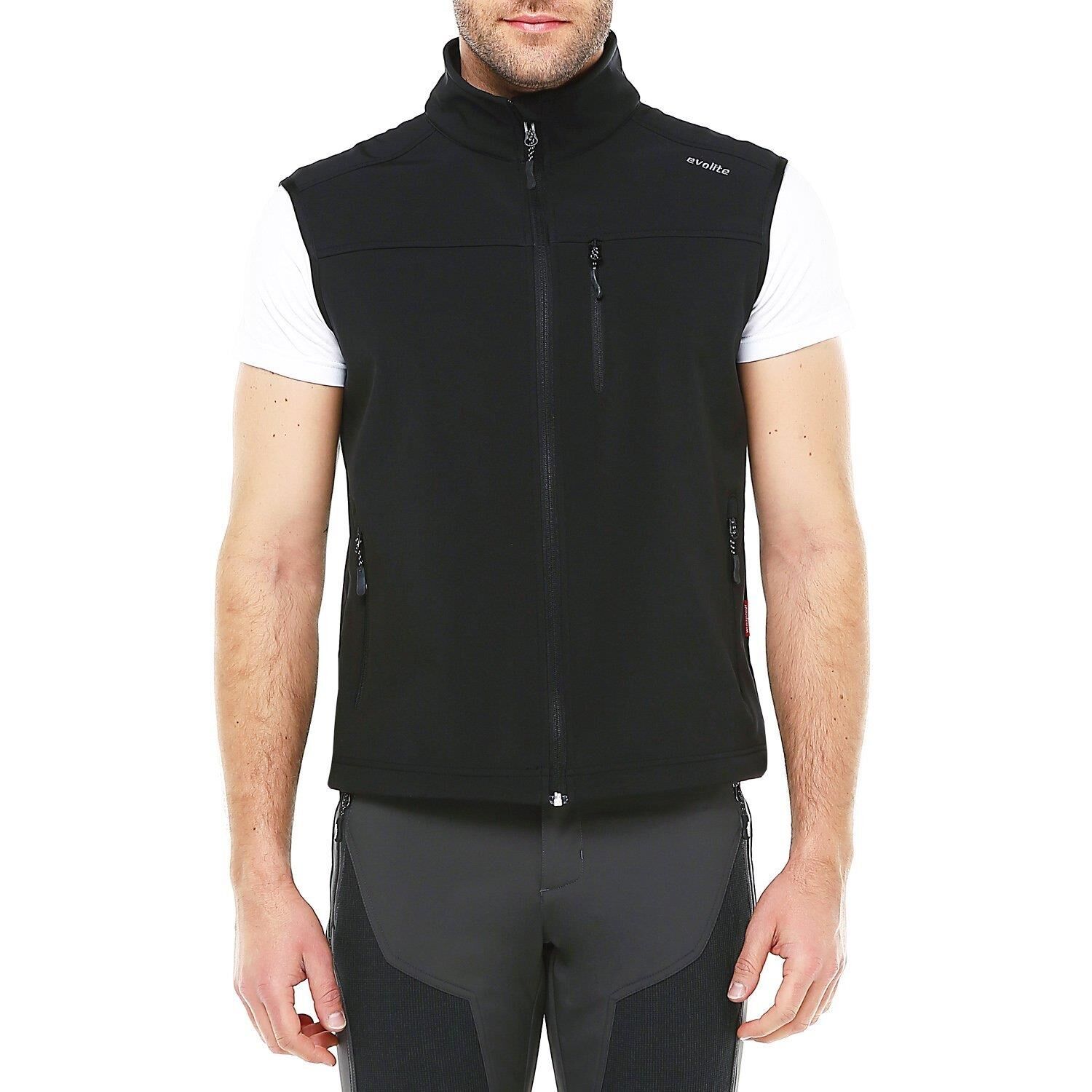 EVOLİTE KRYPTON SOFTSHELL ERKEK YELEK SİYAH