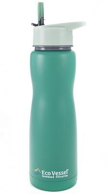 Eco Vessel Aqua Vessel Insulated Filtre Bottle Termos 0.75 Litre-YEŞİL