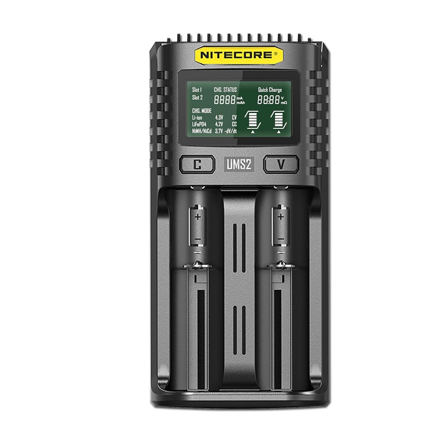 NITECORE UMS2 PIL DOLUM KITI