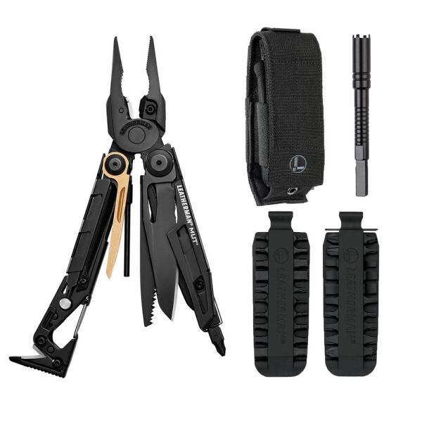 LEATHERMAN MUT BLACK +SİYAH MOLLE KILIF+SET MULTİ TOOL