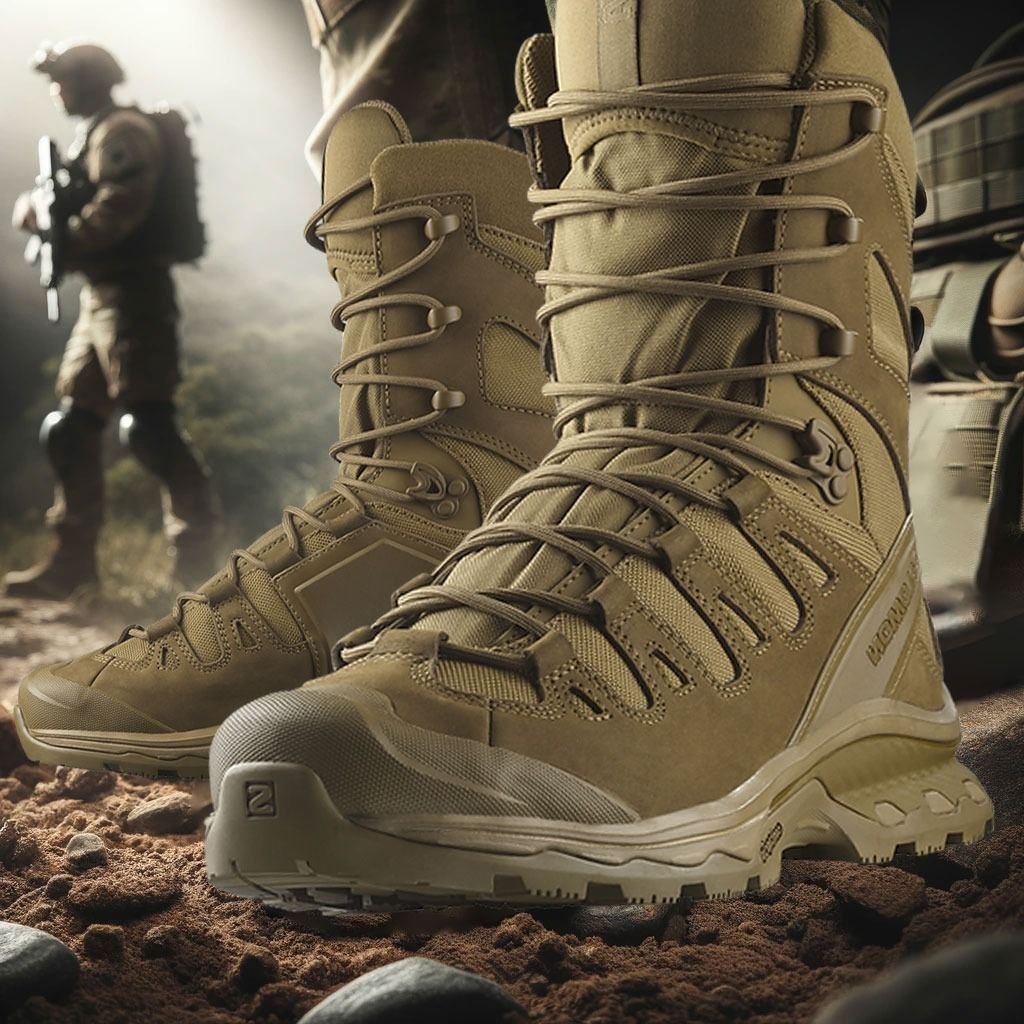 Salomon Quest 4D GTX Forces 2 EN: Atmosfer Outdoor'da Taktikal Askeri Botların Zirvesi