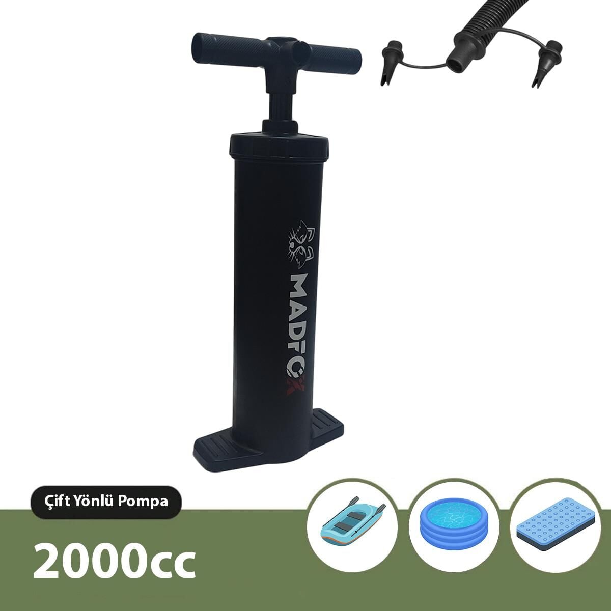 Madfox PowerGrip Air Pump Yüksek Basınçlı El Pompası