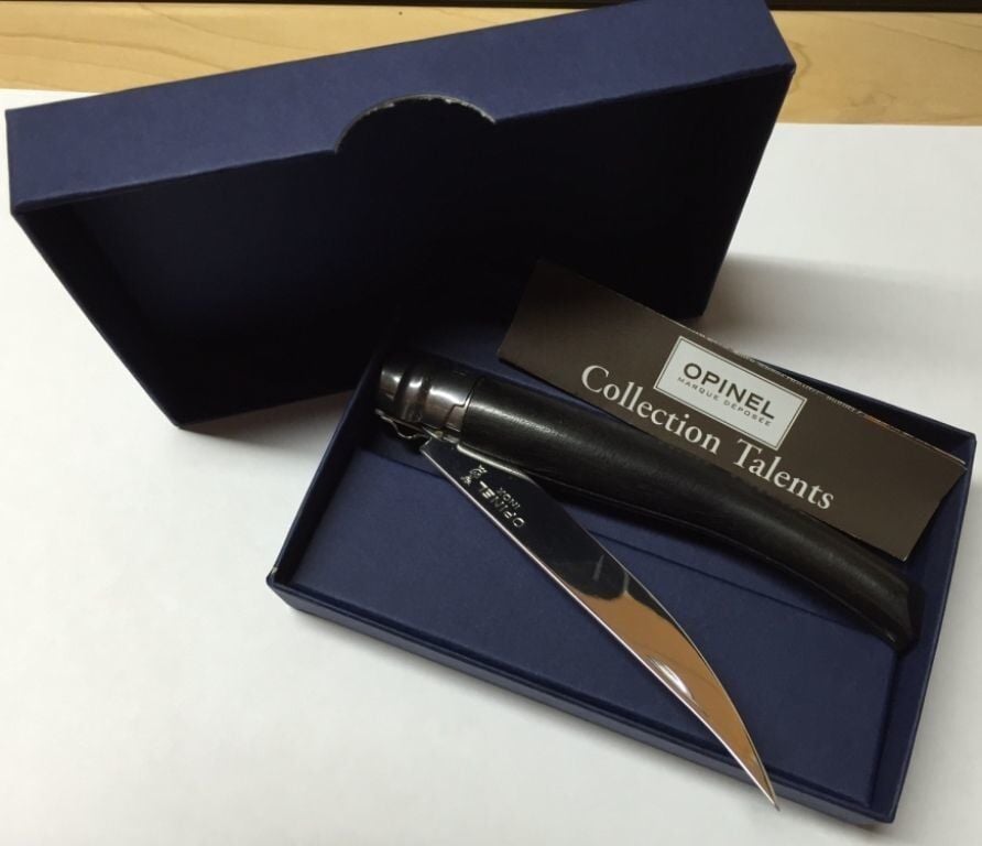 Opinel Inox Abanoz Sapli 10 No Fleto Caki