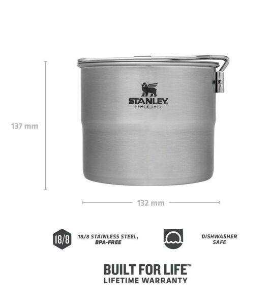 Stanley Adventure 2 Ki̇şi̇li̇k Yemek Pi̇şi̇rme Seti̇