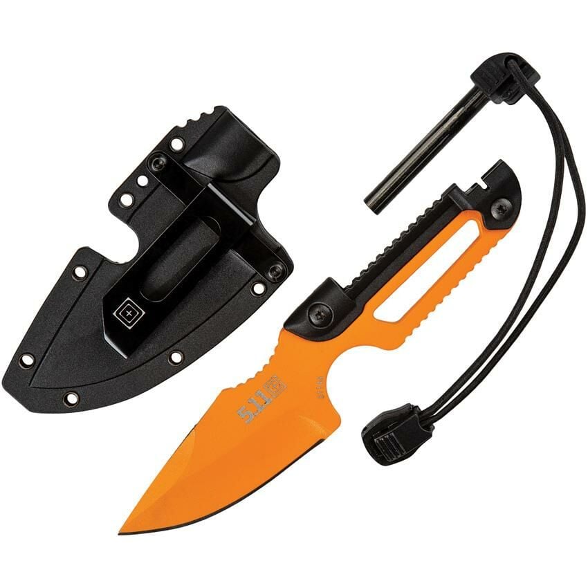 5.11 FERRO SURVIVAL  ATEŞ BAŞLATICILI ÖZEL KILIFLI OUTDOOR BIÇAK