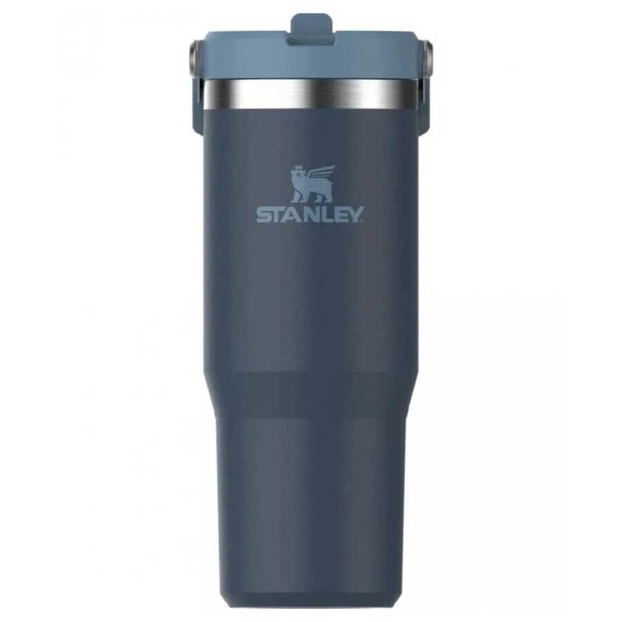 STANLEY THE ICE FLOW FLİP PİPETLİ TERMOS 0.89 LİTRE KOYUMAVİ