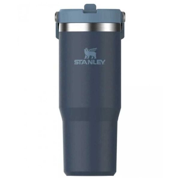 STANLEY THE ICE FLOW FLİP PİPETLİ TERMOS 0.89 LİTRE KOYUMAVİ