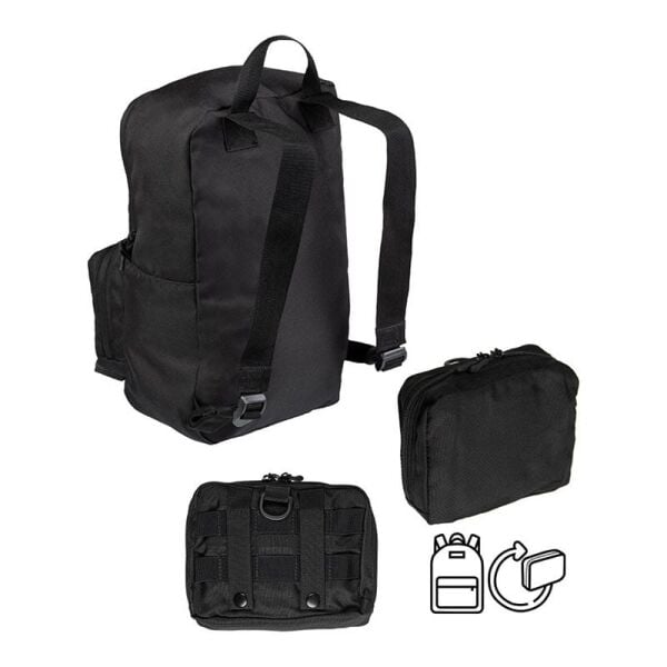 Mil-Tec US Assault Ultra Compact 15 L Siyah Sırt Çantası