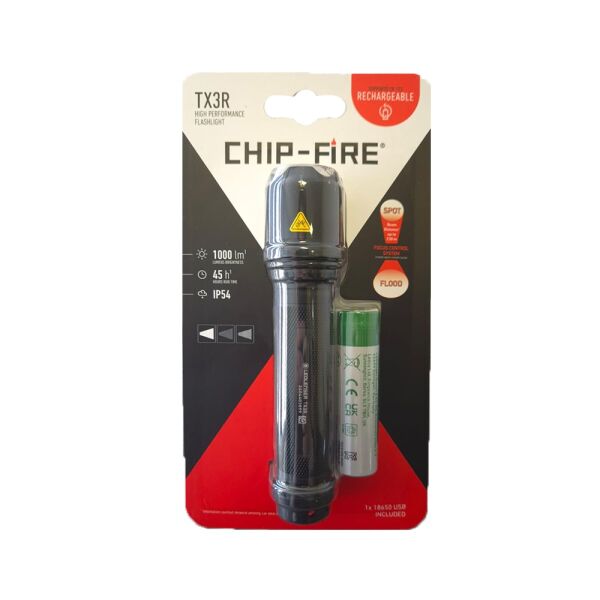LEDLENSER CHİP FİRE TX3R ŞARJ EDİLEBİLİR EL FENERİ