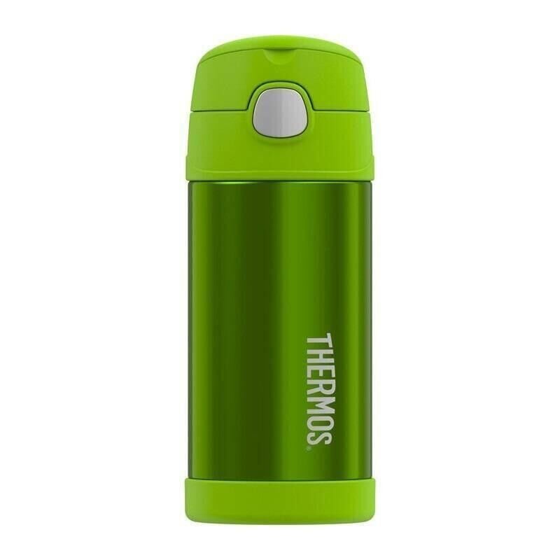 Thermos Funtainer Çocuk Pi̇petli̇ Termos 0,35 Li̇tre Yeşi̇l Renk