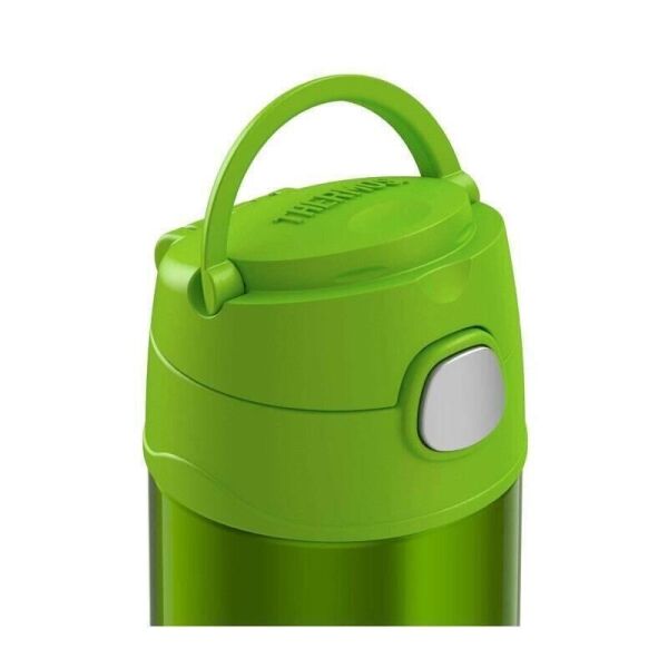 Thermos Funtainer Çocuk Pi̇petli̇ Termos 0,35 Li̇tre Yeşi̇l Renk