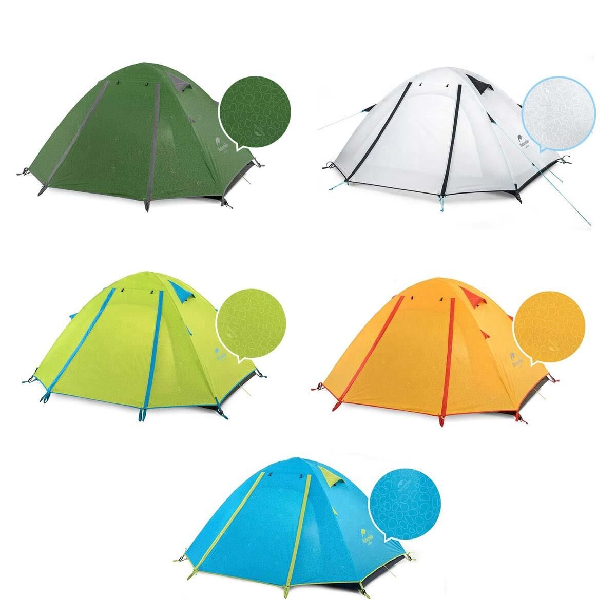 Naturehike P-Serisi 3 Kişilik Kamp Çadırı BEYAZ