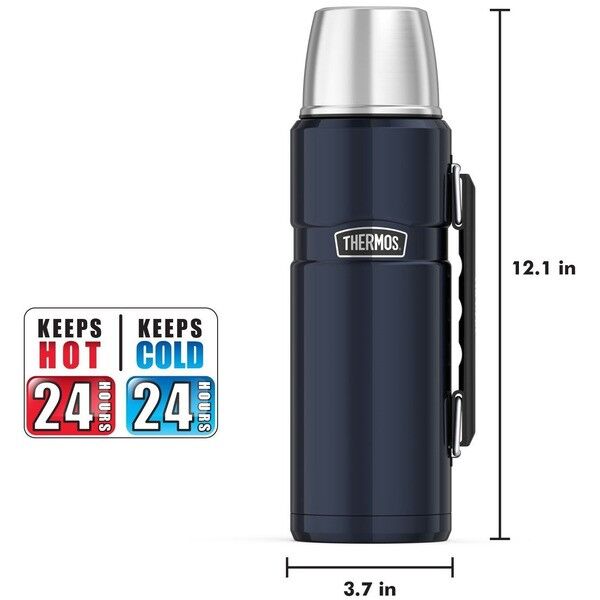 THERMOS STAINLESS KING BÜYÜK BOY TERMOS 2 LİTRE MAVİ RENK