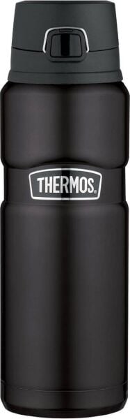 THERMOS KING SERIES 0.71 LİTRE ÇELİK TERMOS SİYAH RENK