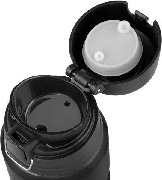 THERMOS KING SERIES 0.71 LİTRE ÇELİK TERMOS SİYAH RENK