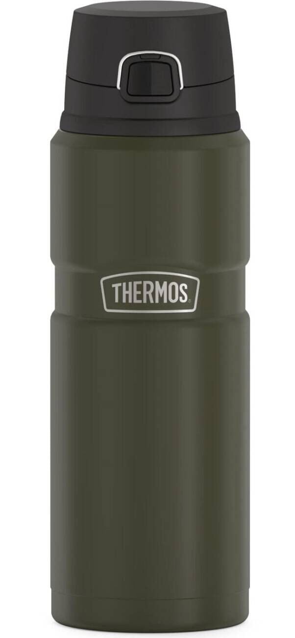 THERMOS KING SERIES 0.71 LİTRE ÇELİK TERMOS YEŞİL RENK