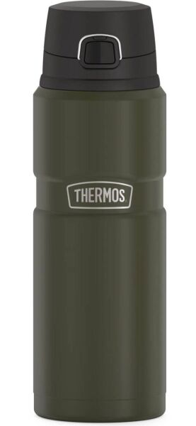 THERMOS KING SERIES 0.71 LİTRE ÇELİK TERMOS YEŞİL RENK