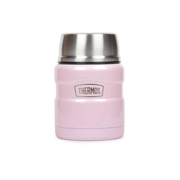 THERMOS STAINLESS KING YEMEK TERMOSU 0.47 L PEMBE RENK