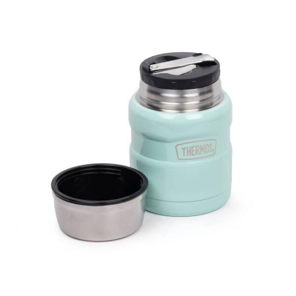 THERMOS STAINLESS KING YEMEK TERMOSU 0.47 L TURKUAZ RENK
