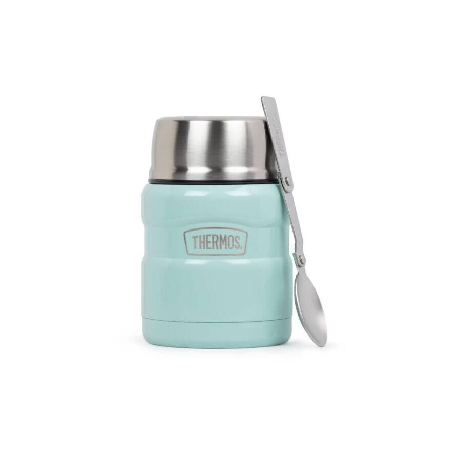 THERMOS STAINLESS KING YEMEK TERMOSU 0.47 L TURKUAZ RENK