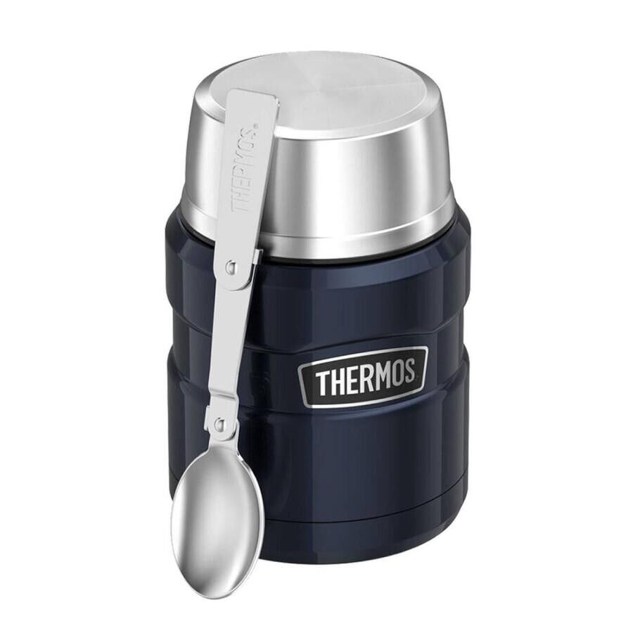 Thermos Stainless King Yemek Termosu 0.47 L Laci̇vert Renk