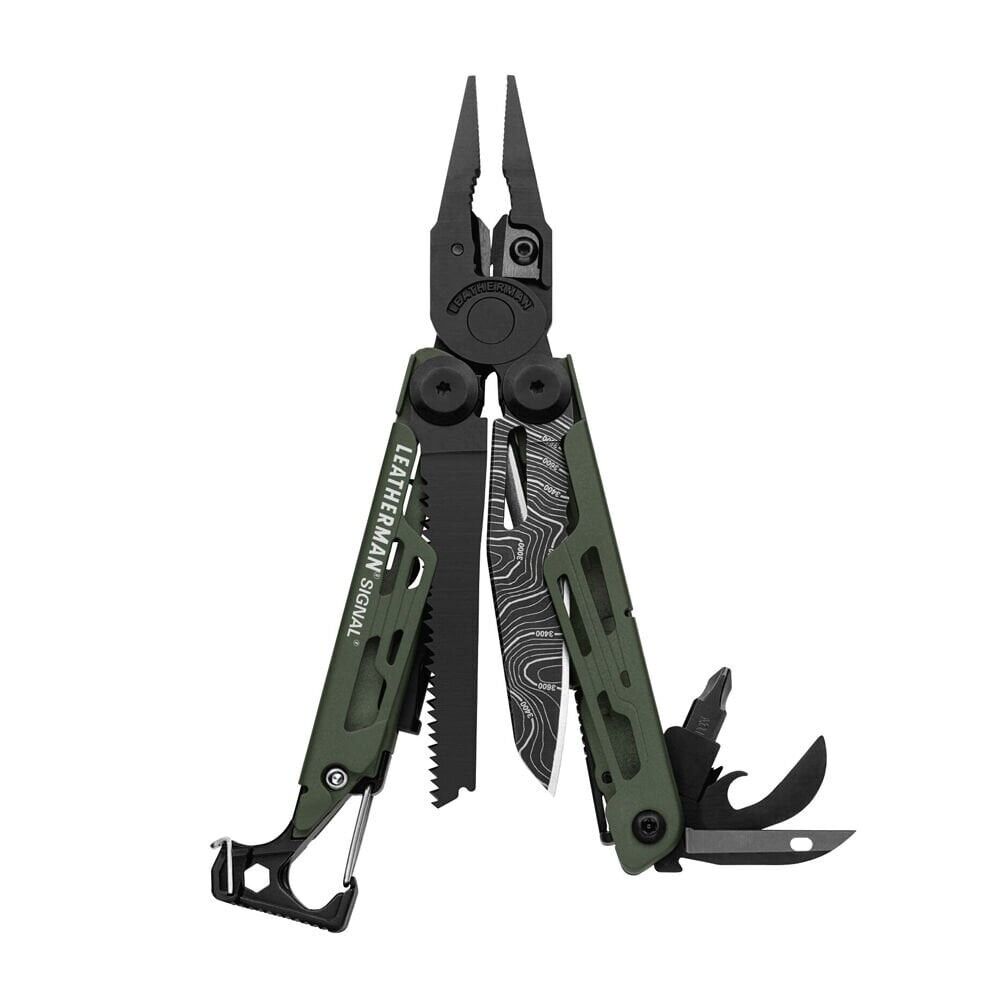 Leatherman Si̇gnal Set Çok Amaçli Multi̇ Tool GREEN TOPO