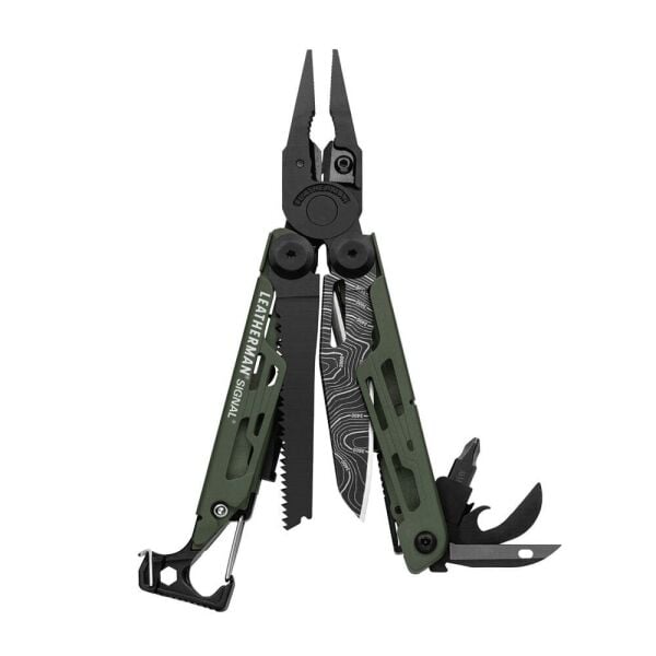 Leatherman Si̇gnal Set Çok Amaçli Multi̇ Tool GREEN TOPO