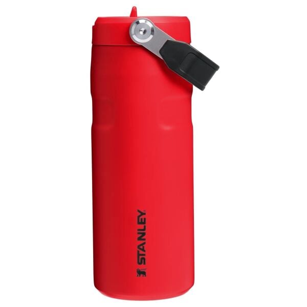 Stanley The IceFlow™ Bottle Flip Straw 0.47 Litre Chili Black