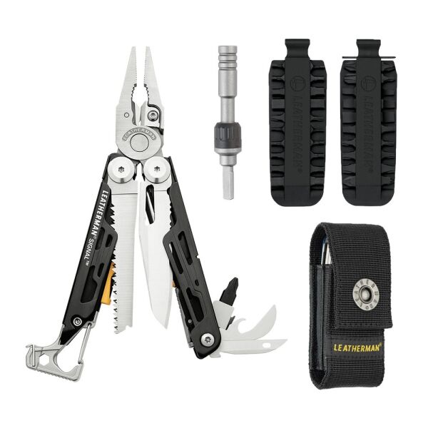 Leatherman Si̇gnal Set Çok Amaçli Multi̇ Tool BLACK/SİLVER