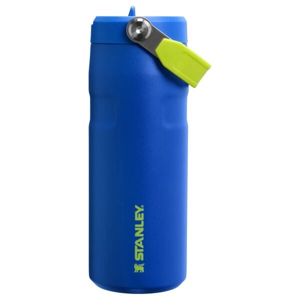 Stanley The IceFlow™ Bottle Flip Straw 0.47 Litre Cobalt Chartreuse