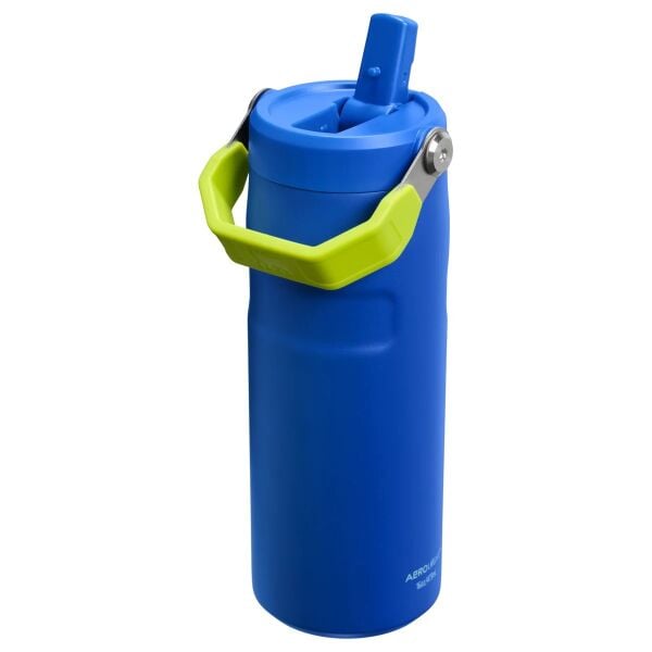 Stanley The IceFlow™ Bottle Flip Straw 0.47 Litre Cobalt Chartreuse
