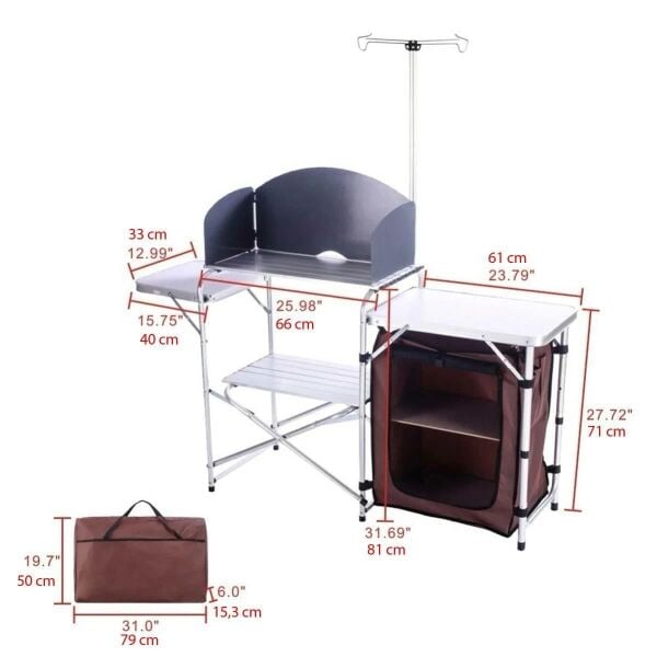 Madfox Luxi̇ Katlanir Kamp Mutfaği