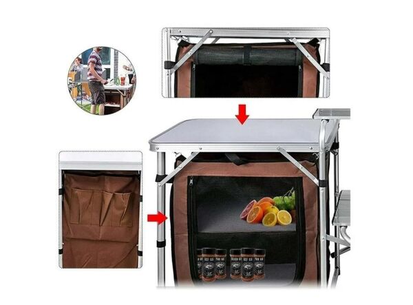 Madfox Luxi̇ Katlanir Kamp Mutfaği