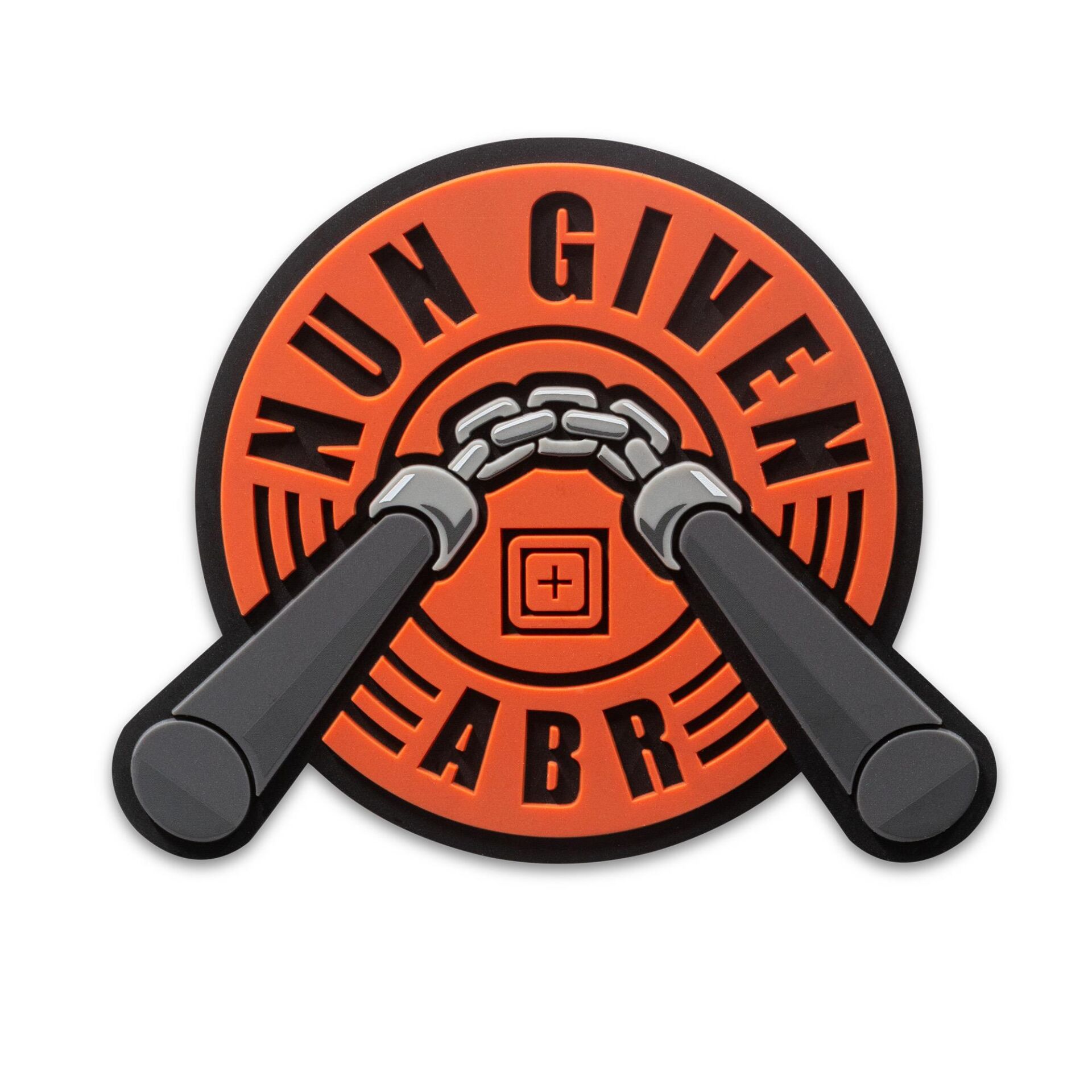 5.11 NUN GIVEN ORANGE PATCH