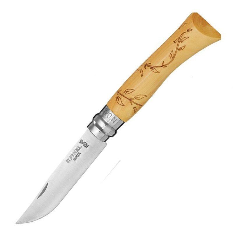 Opinel Inox 7 No Yaprak Isleme Caki (001551)