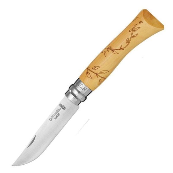 Opinel Inox 7 No Yaprak Isleme Caki (001551)