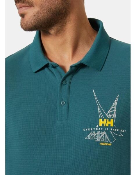 HELLY HANSEN HP RACE POLO T-SHİRT ERKEK YEŞİL