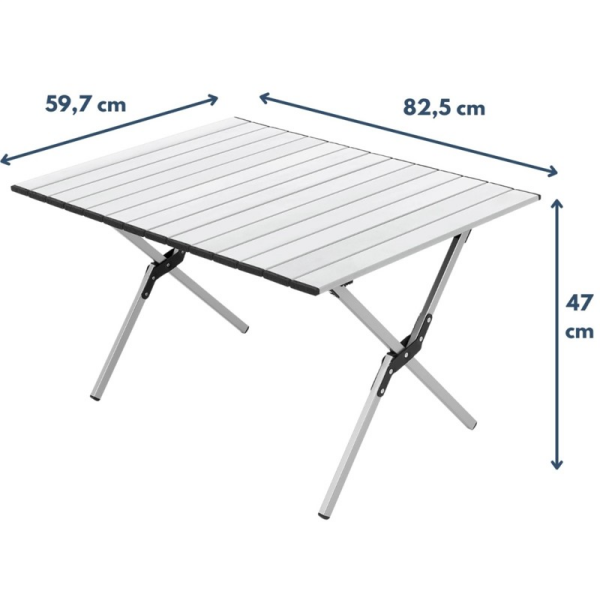 HABITAT KATLANABİLİR ALÜMİNYUM KAMP VE PİKNİK MASASI BÜYÜK BOY