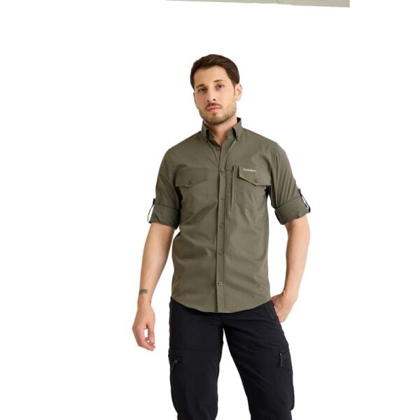 Q&Steinbock Sithonia Man Shirt Haki