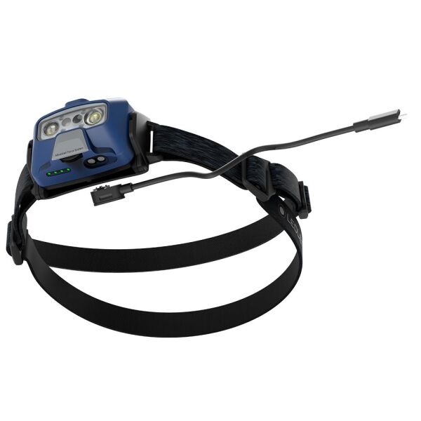 LEDLENSER HF6R CORE BLUE KAFA FENERİ