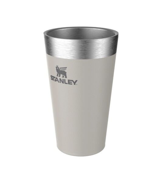 Stanley The Stacki̇ng Termos Bardak 0.47 Li̇tre Gri̇ 2.0 Renk