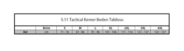 5.11 TDU 1 3/4 BELT PANTOLON KEMER