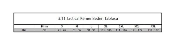 5.11 TDU 1 3/4 BELT PANTOLON KEMER