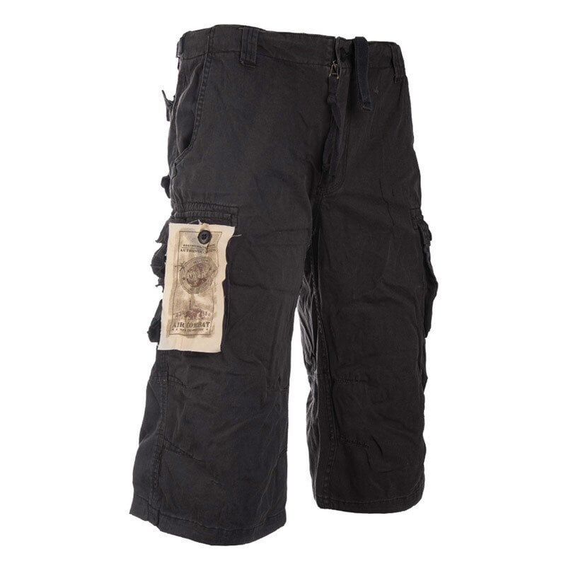 Sturm Siyah Kisa Pantolon
