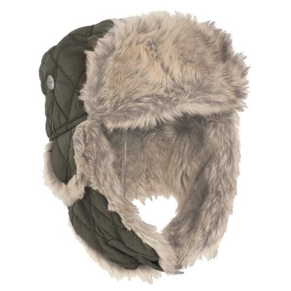 Sturm Kürklü Pilot Sapka YEŞİL