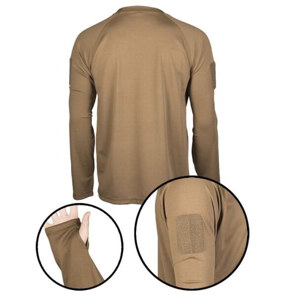 Sturm Tac.quick Dry D.coyote Langarmshirt