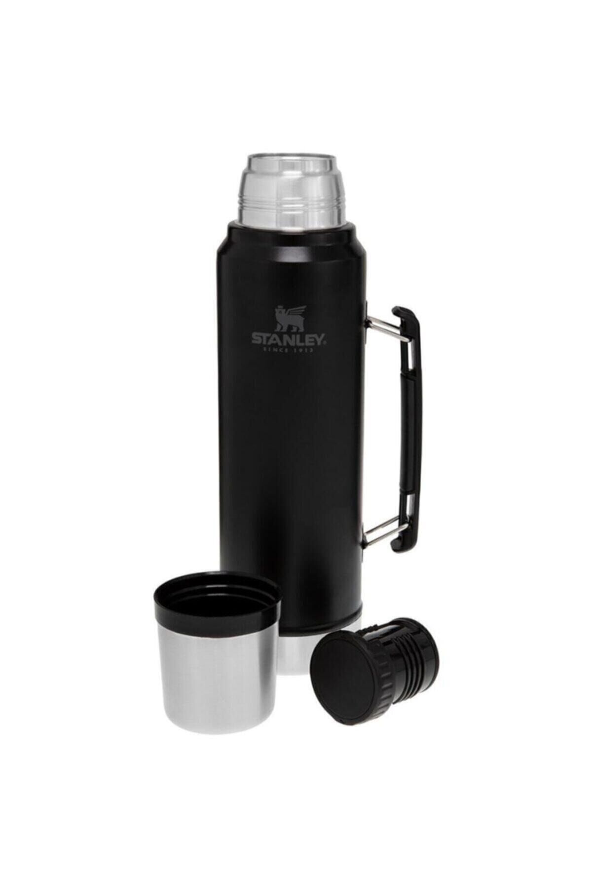 1 Lt Klasik Vakumlu Çelik Termos Siyah